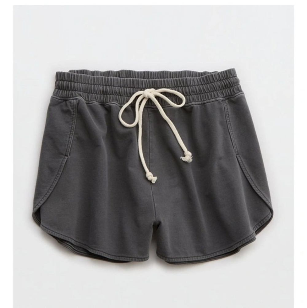 Aerie Take It Easy Charcoal Athletic Shorts
